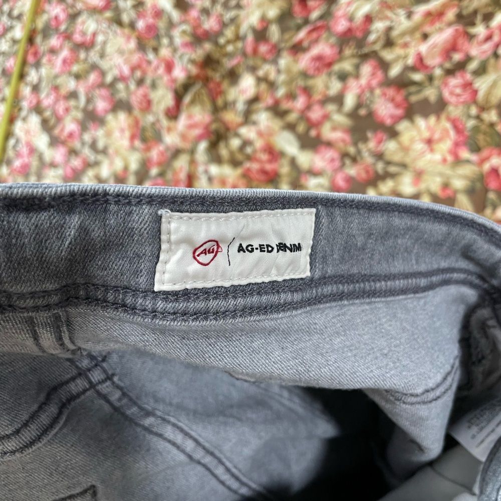 Adriano Goldschmied Everett Slim Straight Mens Gray Premium Denim Jeans 33/33‎ - Picture 8 of 10